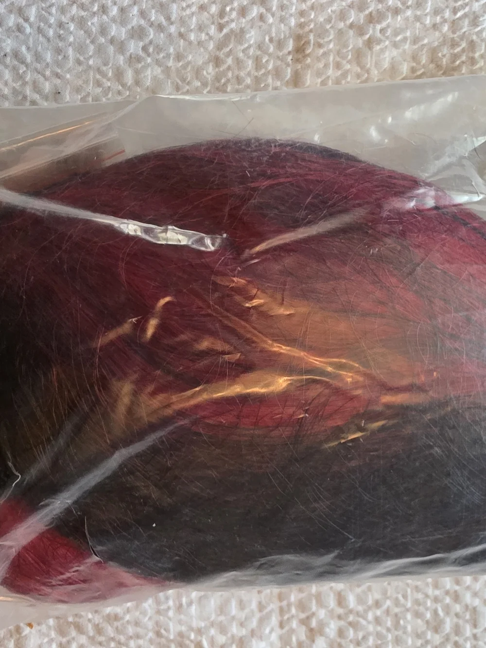 Black and Red  24 Inch Curly Wig New